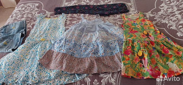 Летние платья для девочки 122