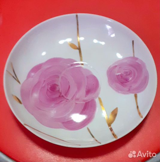 Блюдце дулево от сервиза Весенний