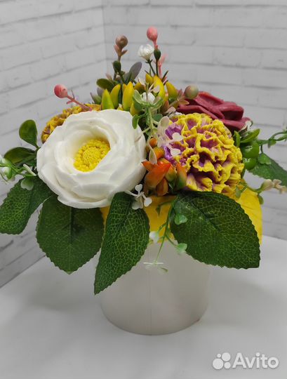 Мыльные букеты