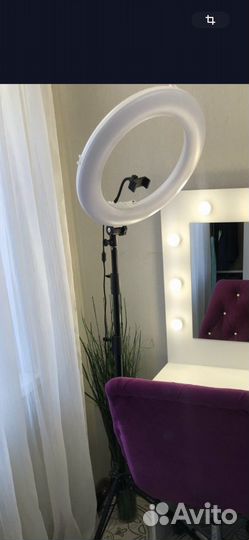 Кольцевая лампа color pro