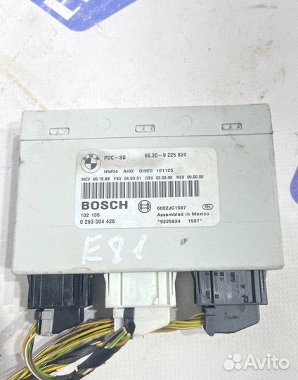 Блок управления парктроником Bmw 66209225824