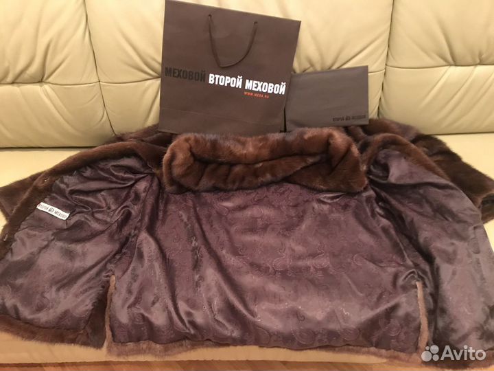 Шуба норковая второй меховой