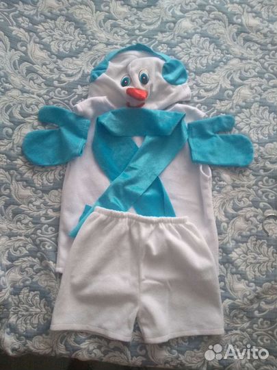 Новогодний костюм снеговика