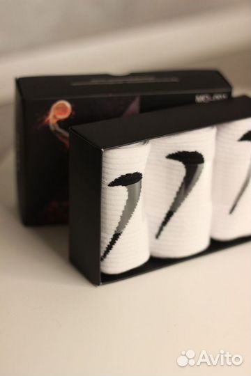 Носки Nike в коробке 3 пары в подарочной коробке