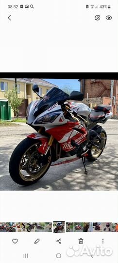 Пластик yamaha р6 2008-2016