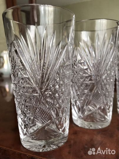 Хрустальные стаканы времен СССР