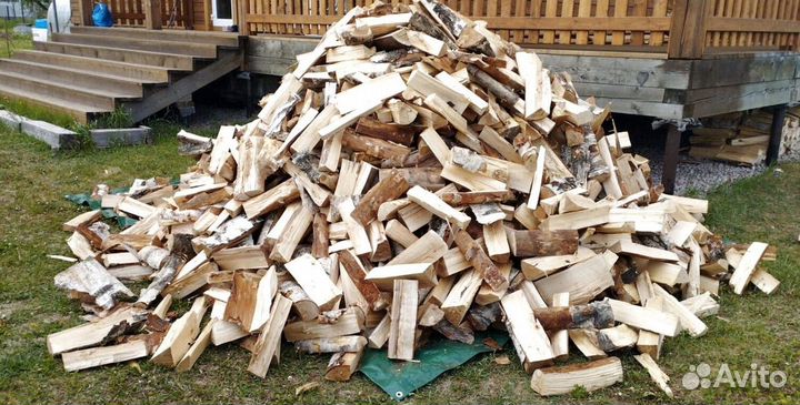 Дрова сухие в укладку любого объема