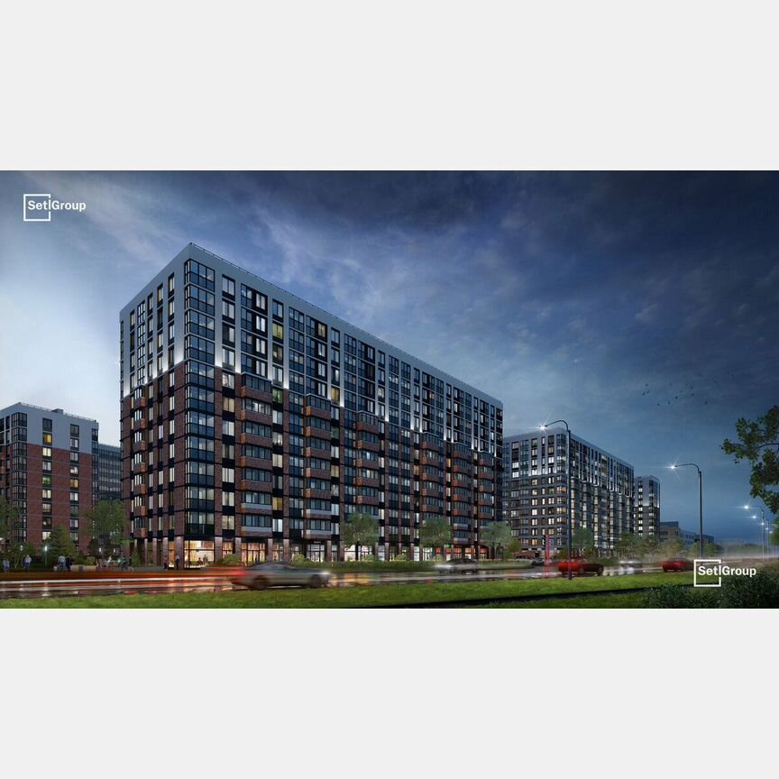 Квартира-студия, 24,4 м², 9/12 эт.