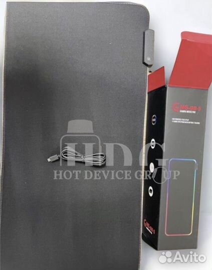 Игровой коврик для мыши с подсветкой