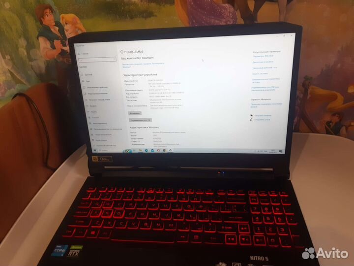 Игровой ноутбук acer nitro 5 AN515-57-51GK