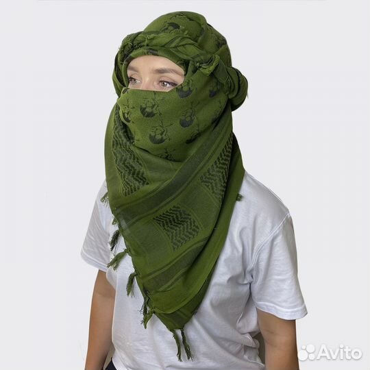 Платок арафатка оливкового цвета