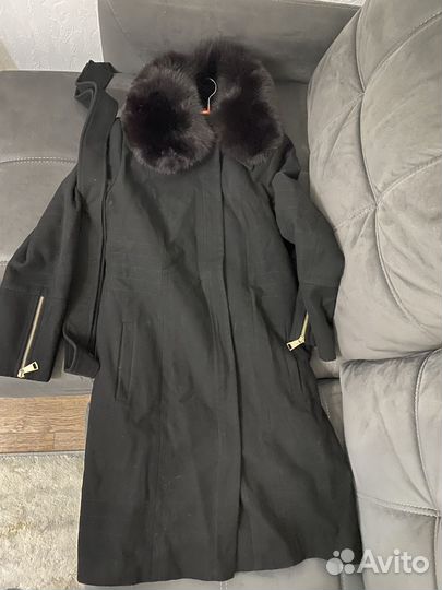 Пальто женское на синтепоне длинное