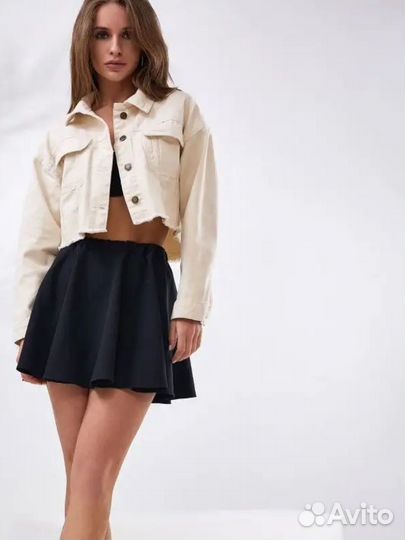 Джинсовка белая,кремовая