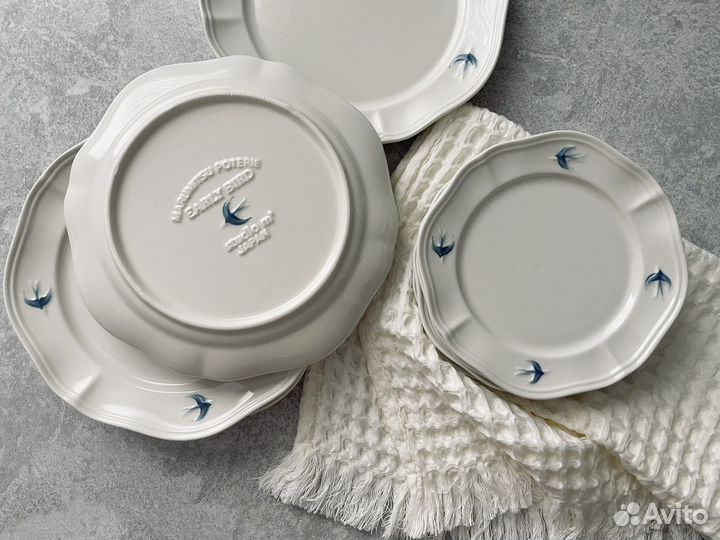 4 тарелки в стиле zara home