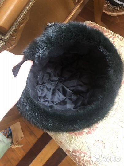 Шапка норковая женская