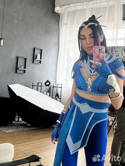 Костюм Китана Kitana Mortal Kombat косплей