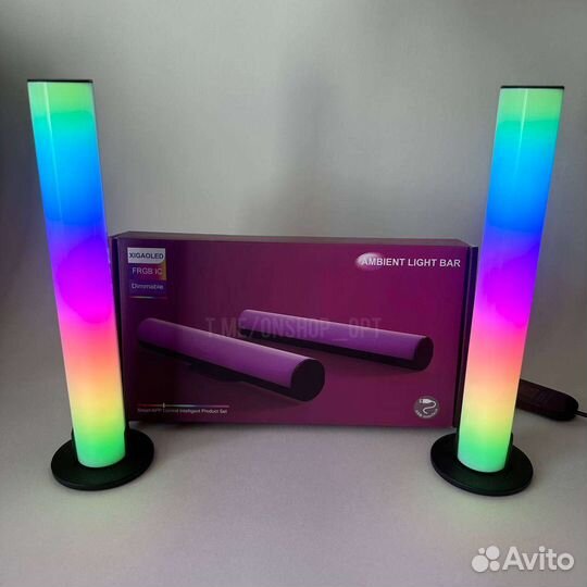Светильник RGB с приложением и реакцией на звук