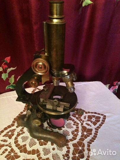 Микроскоп Ed.Messter Berlin бронзовый 19 век