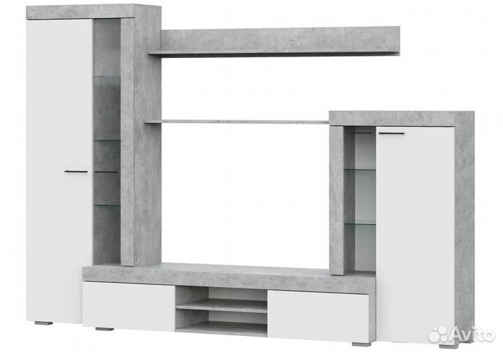 Готовые гостиные Swede цемент светлый - белый