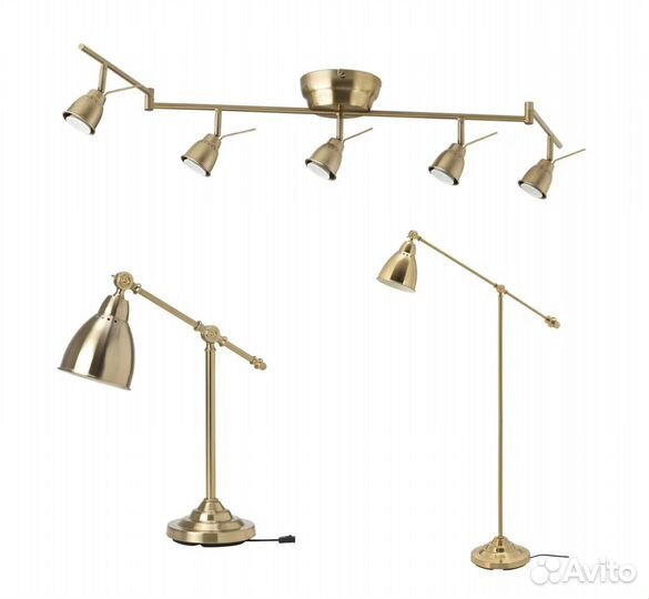 IKEA Barometer, золото,торшер,лампа,светильник