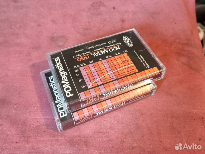 Аудиокассета PDMagnetics 1100 Metal C-60
