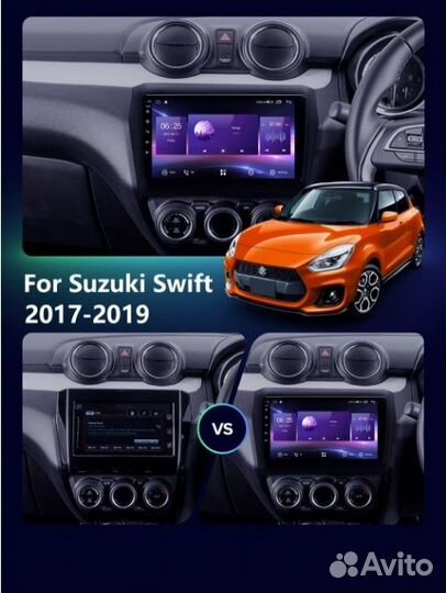 Магнитола Suzuki Swift 17-19 2-32Gb Android 10