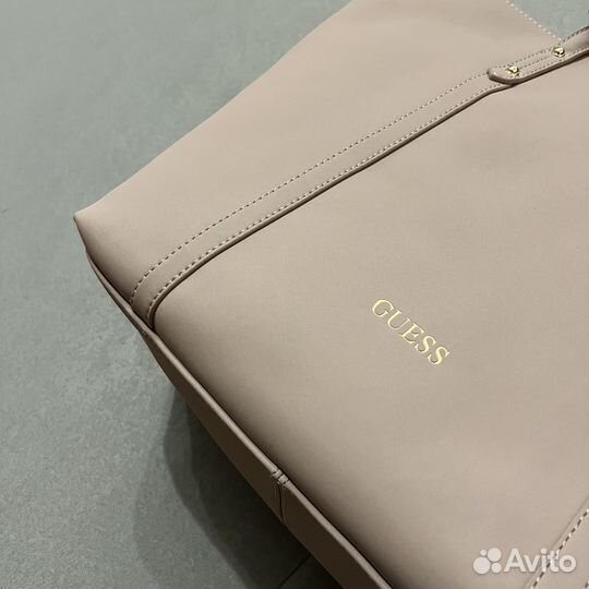 Кожаная сумка Guess Leniana Tote оригинал
