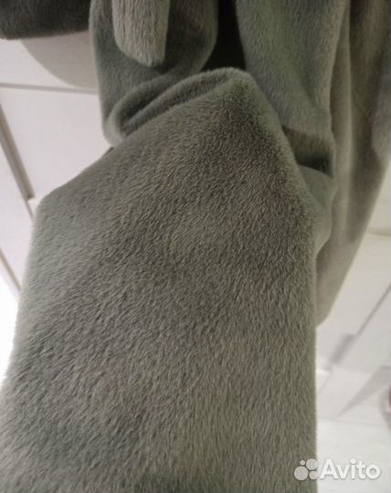 Шуба из эко меха