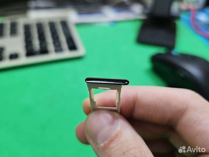 Лоток симкарты Samsung S8 черный