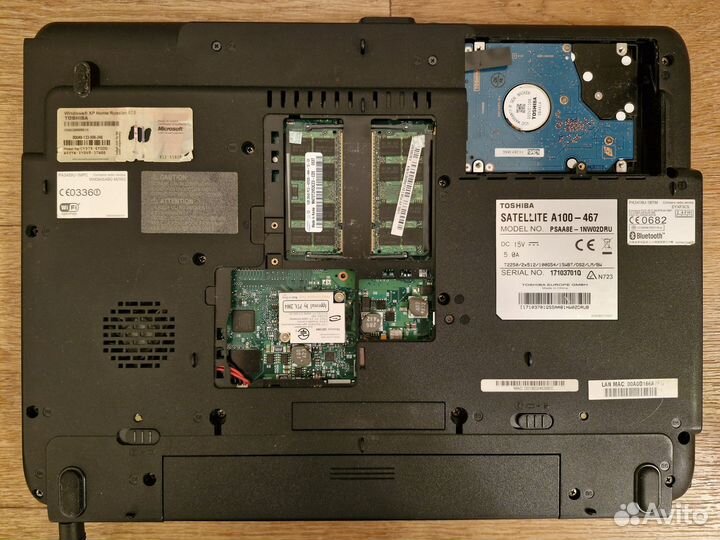 Ноутбук Toshiba Satellite a100-467