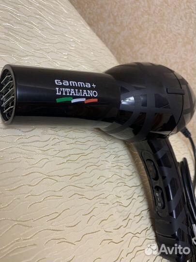 Фен L'Italiano 2000 BT черный Gamma PIU SRL