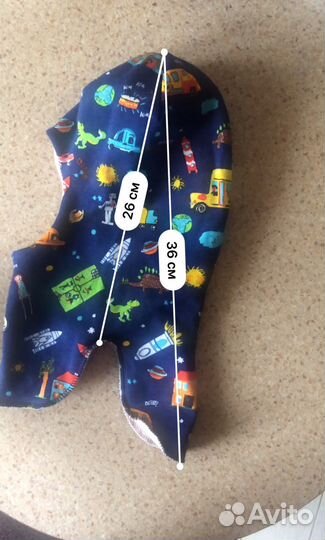 Шапка шлем 1-2 года