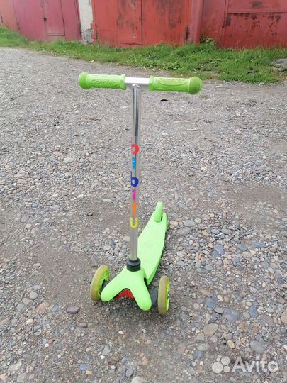 Самокат детский трехколесный бу