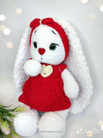 Мягкая игрушка зайка