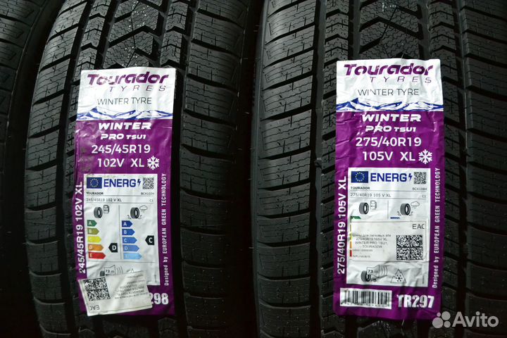 Tourador Winter Pro TSU1 245/45 R19 и 275/40 R19 102V