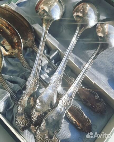 Ложки столовые Роза СССР