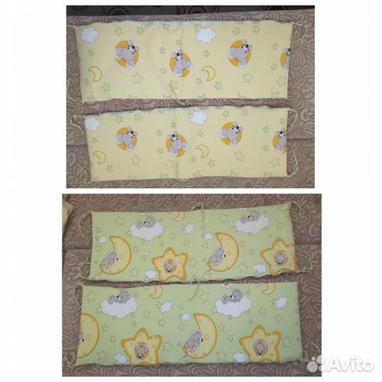 Бортики в детскую кроватку