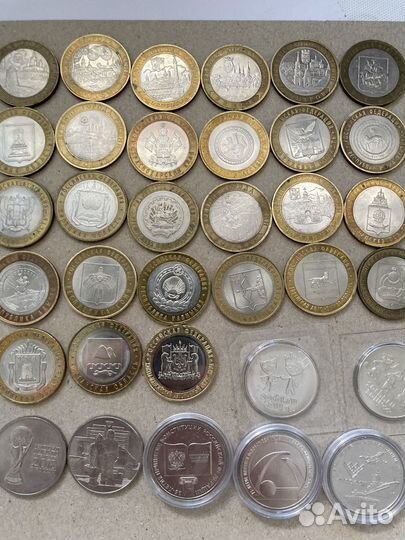 10 рублей биметалл и другие юбилейки