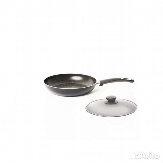 Сковорода 240 а/п Атлас, ст/кр, с ручкой