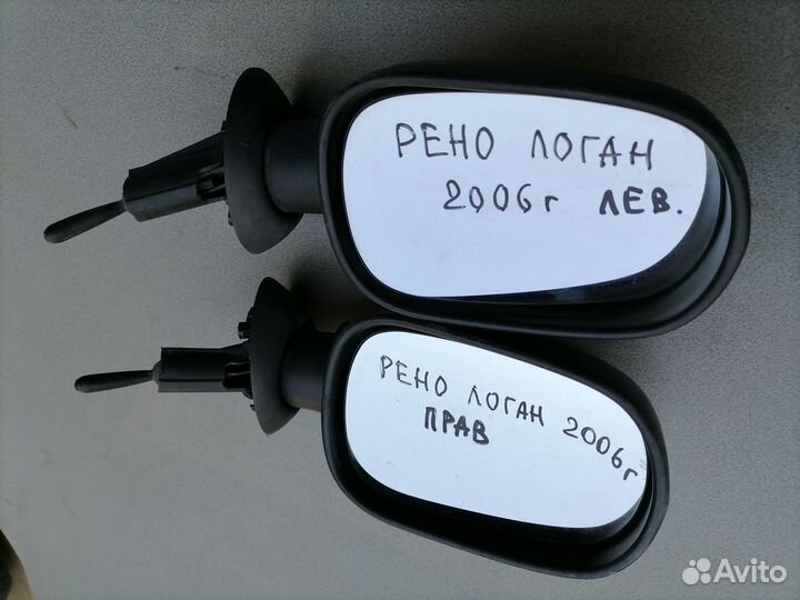 Зеркало заднего вида боковое Renault Logan 2004-09