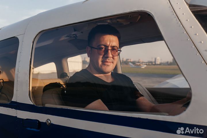 Полет на частном самолёте над Нижним Новгородом