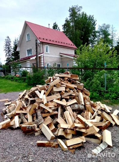 Дрова Береза навалом сухие в Выборге любого объема