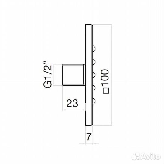 Форсунка гидромассажная Webert AC0334015, хром