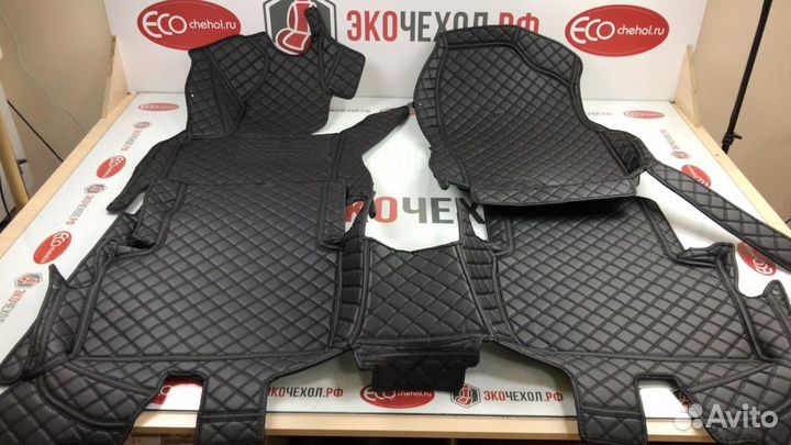 3D Коврики Range Rover Салон Багажник из Экокожи