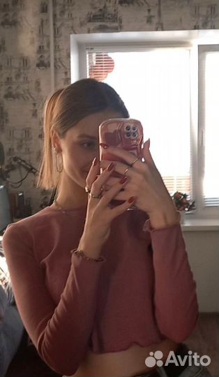 Укороченный лонгслив