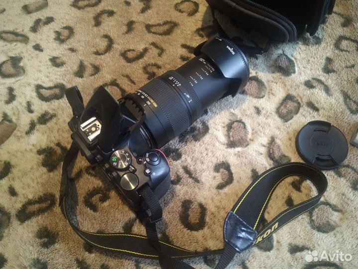 Зеркальный фотоаппарат Nikon 5500+объектив 18-250m