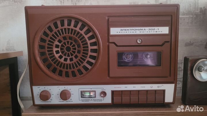 Кассетный магнитофон Электроника 302 - 1 СССР