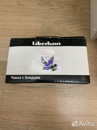 Чайная пара фарфор liberhaus новая