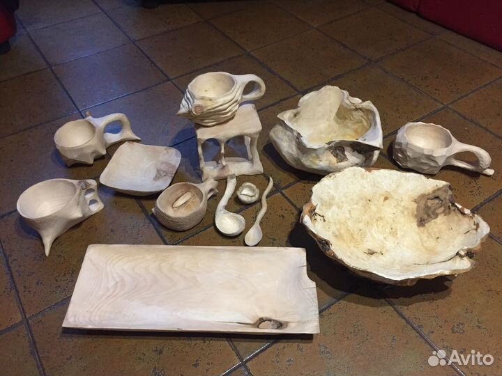 Деревянный поднос из сибирсого кедра