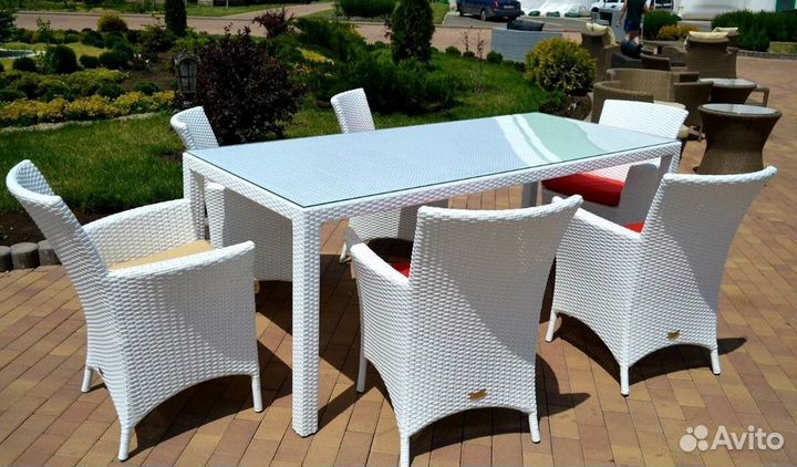 Уличная мебель для сада из ротанга